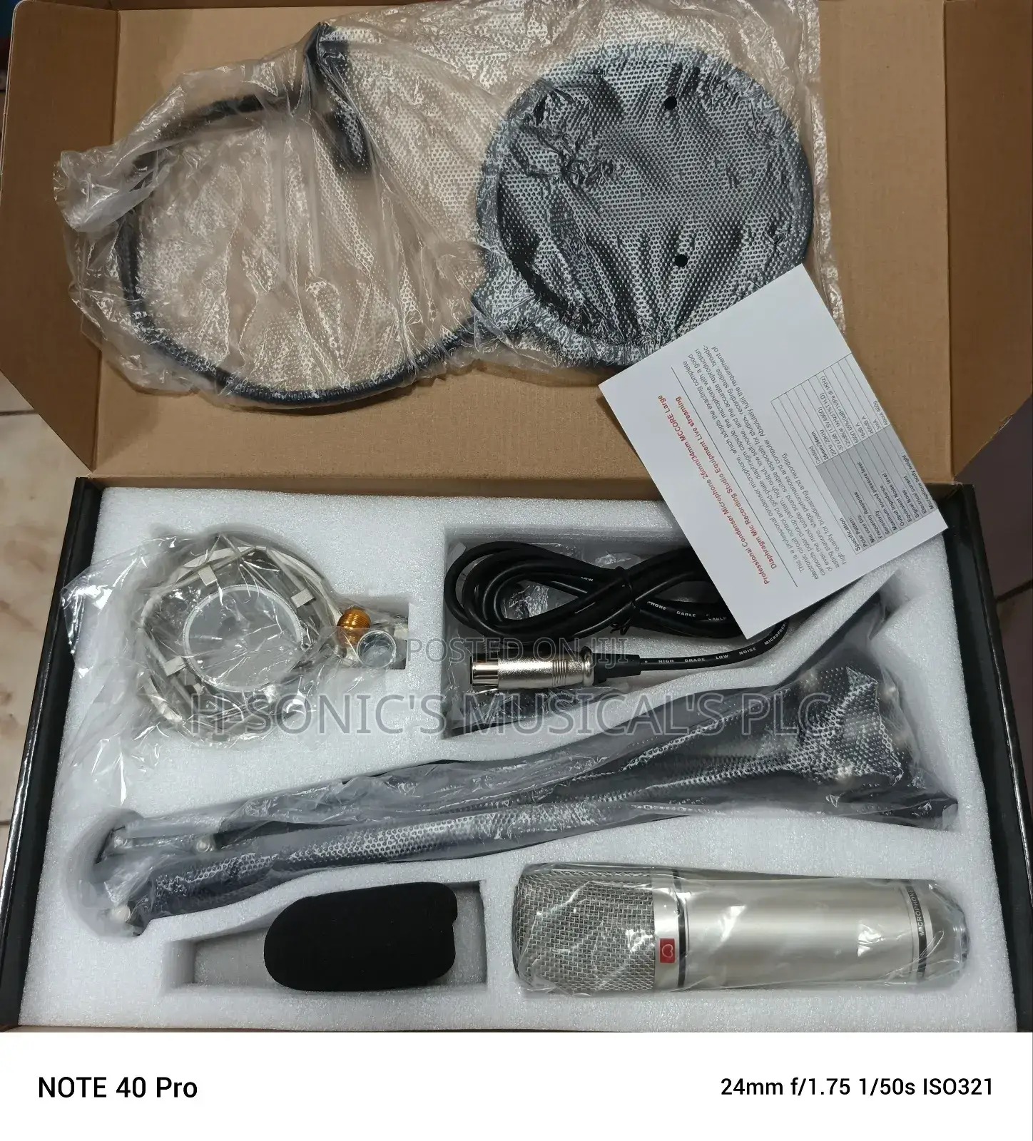 Complete Set U87 Condenser Studio Microphone