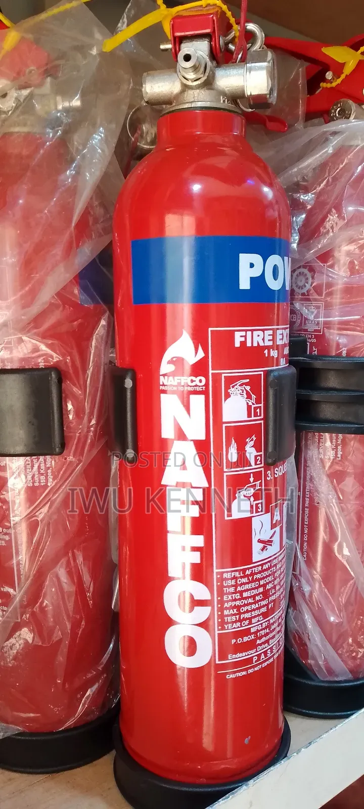 Dry Powder NAFFCO Fire Extinguisher (1kg DCP)