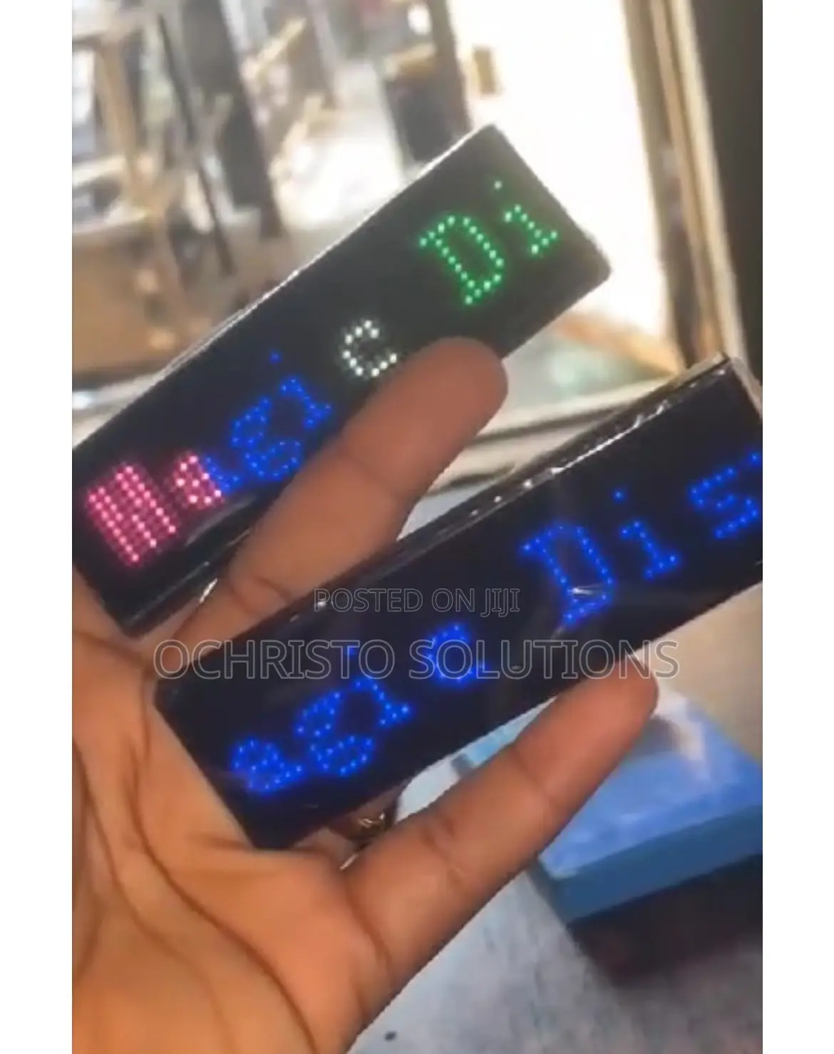 Digital Led Name Tag