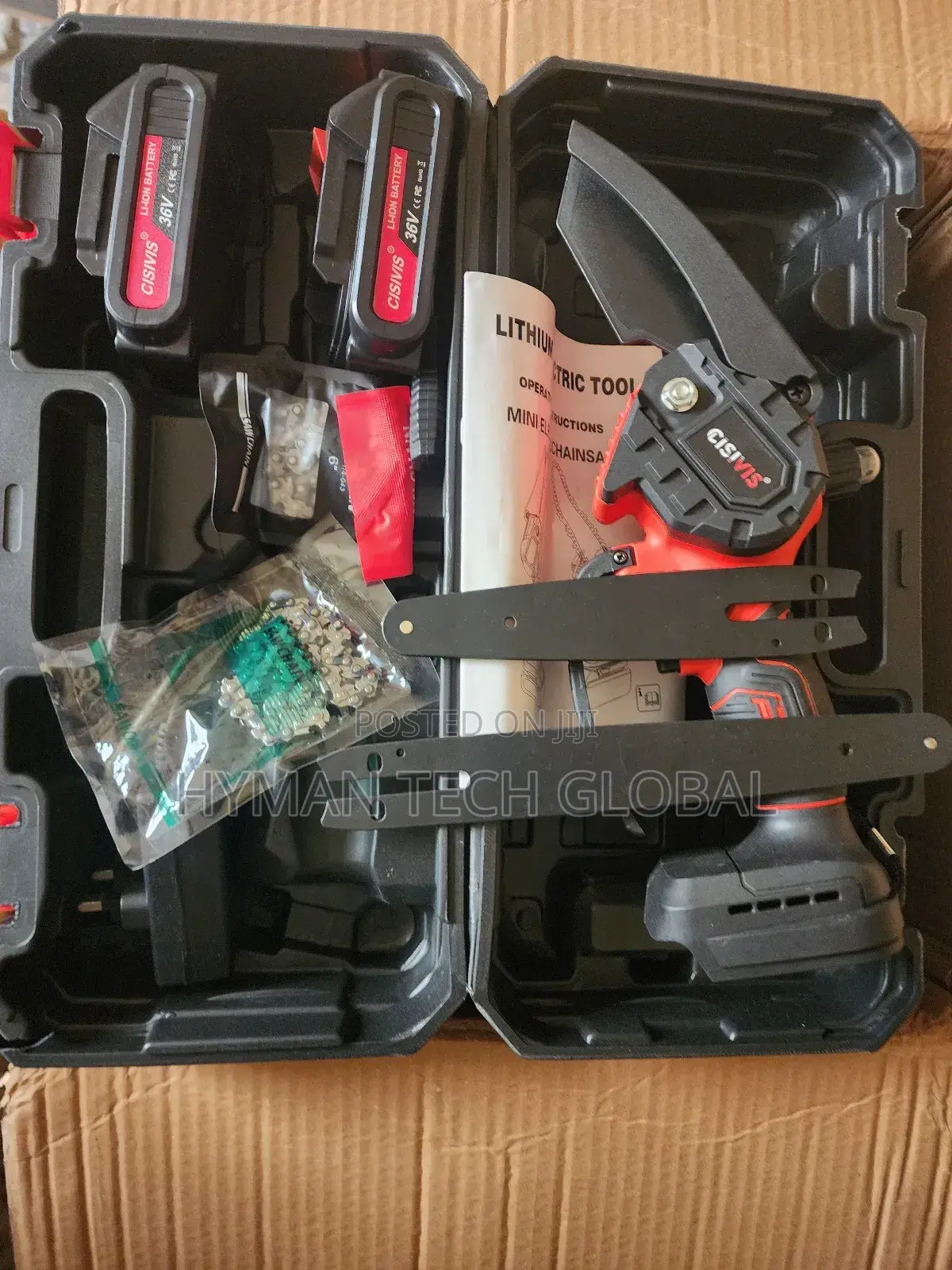 6inch to 8inch Brushless Electric Chainsaw With 2 Batteries