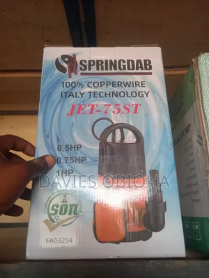 1hp Spring Dab Fountain Pump
