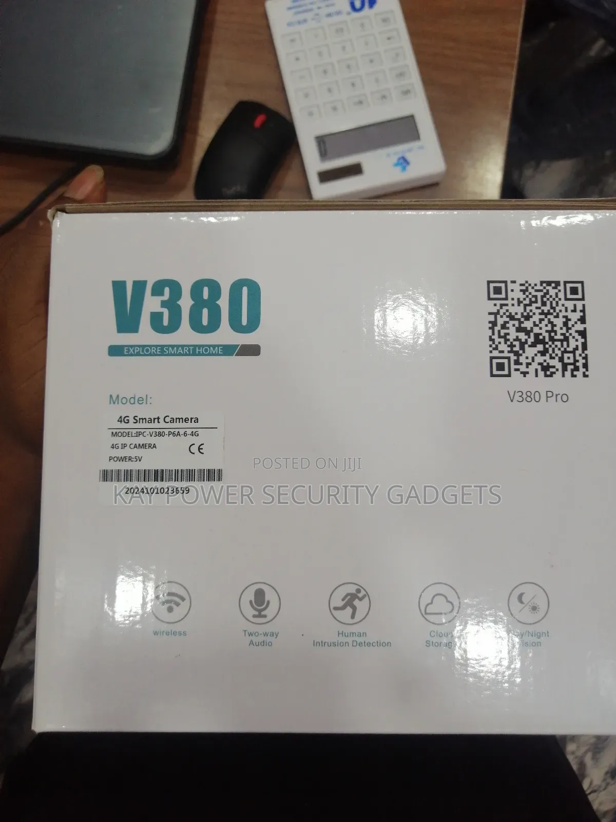 V380 4g Dual Lens Solar Camera
