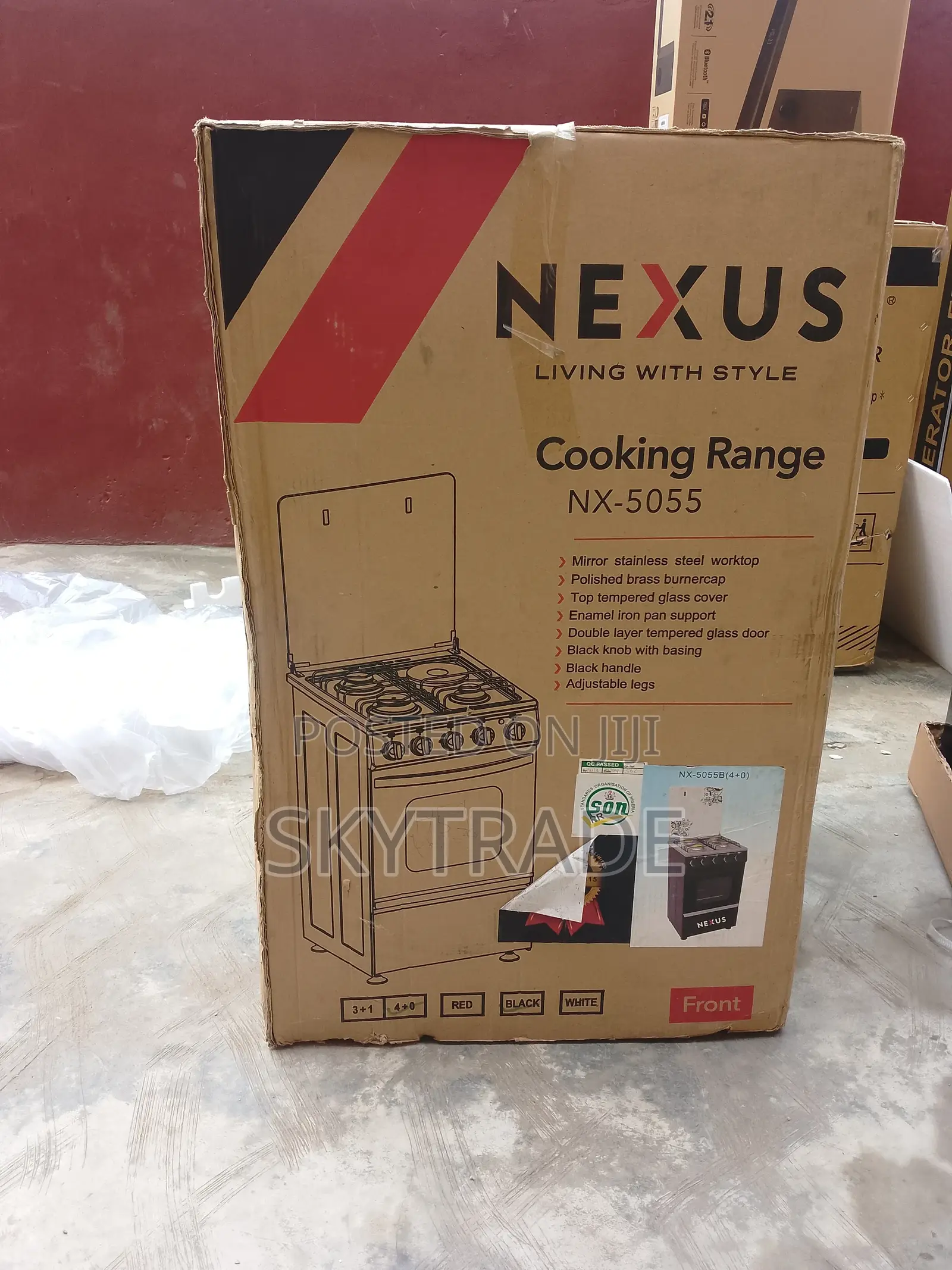Nexus 4 Burner Gas Cooker