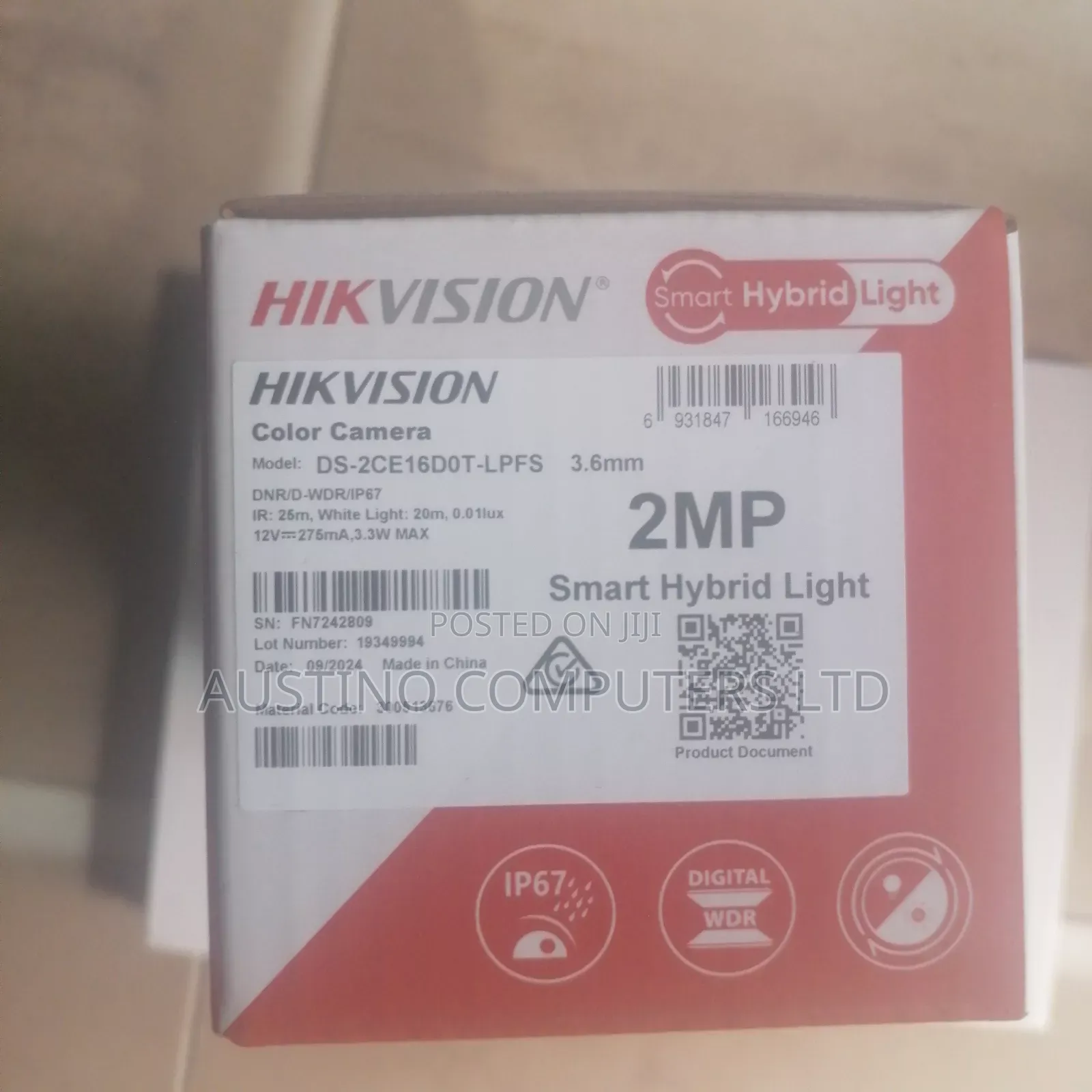 2MP Hikvision Camera