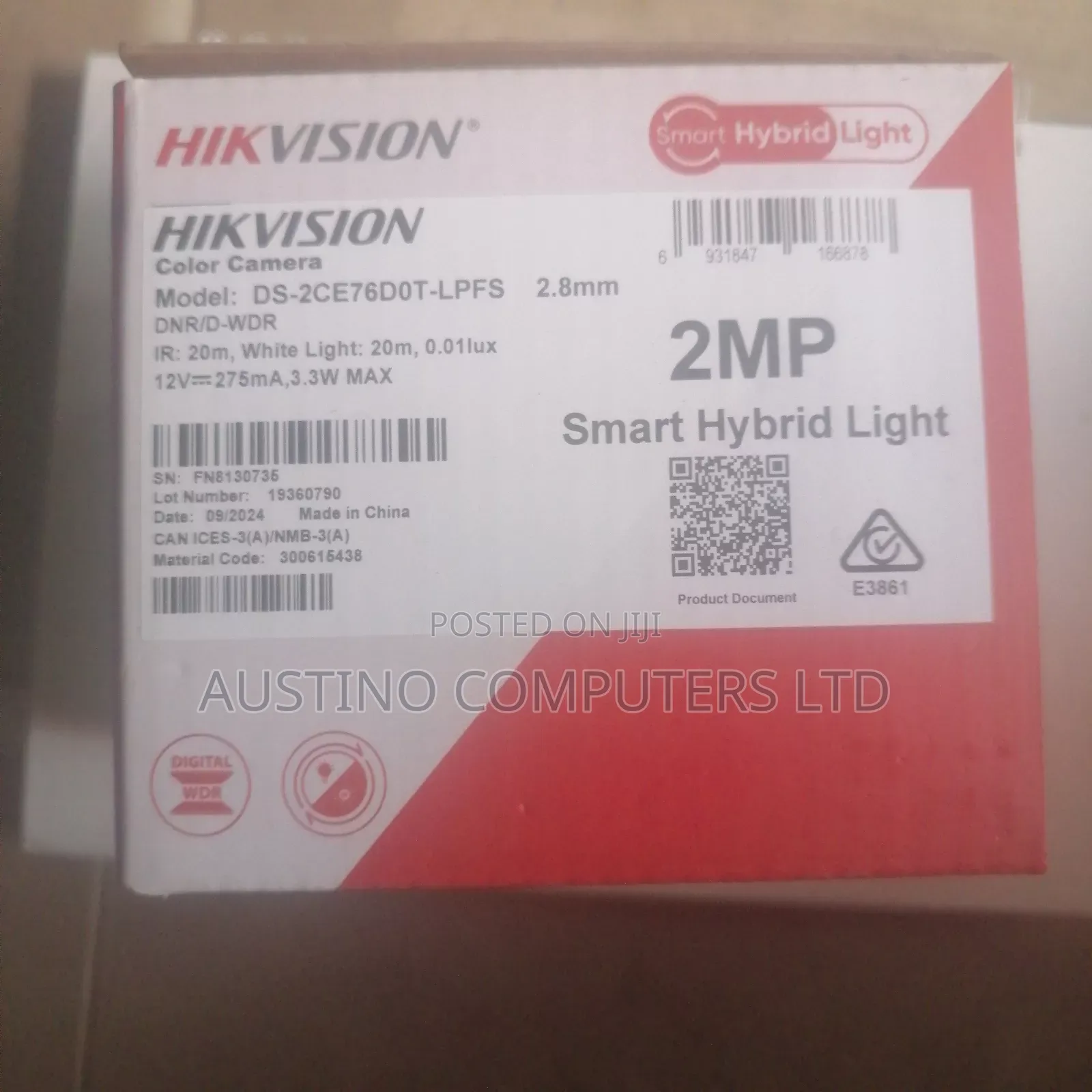 Hikvision 2MP Outdoor Camera Analog