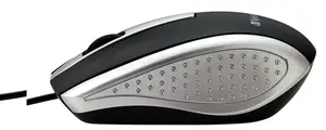 Verbatim Corded Notebook Optical Mouse 99741 - Silver