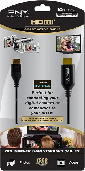 Pny Smart Active Hdmi Mini to Hdmi Cable - 10ft