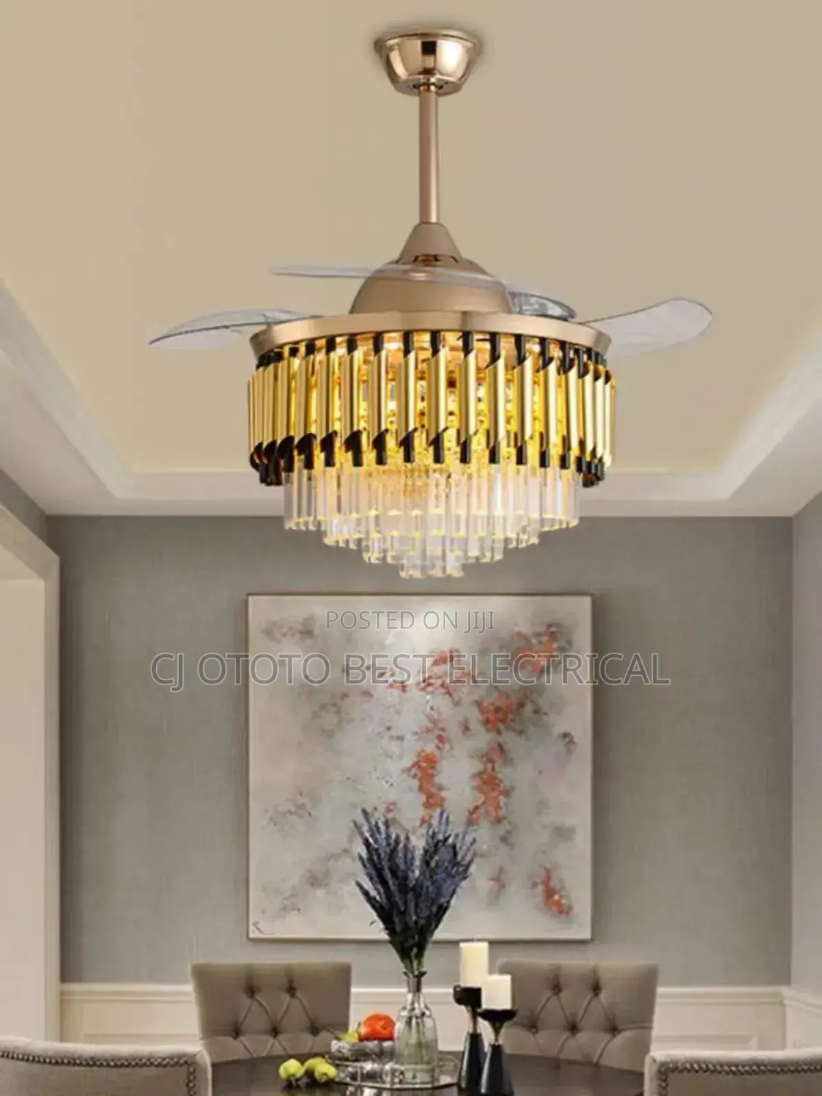 Luxury Fan Chandelier Light