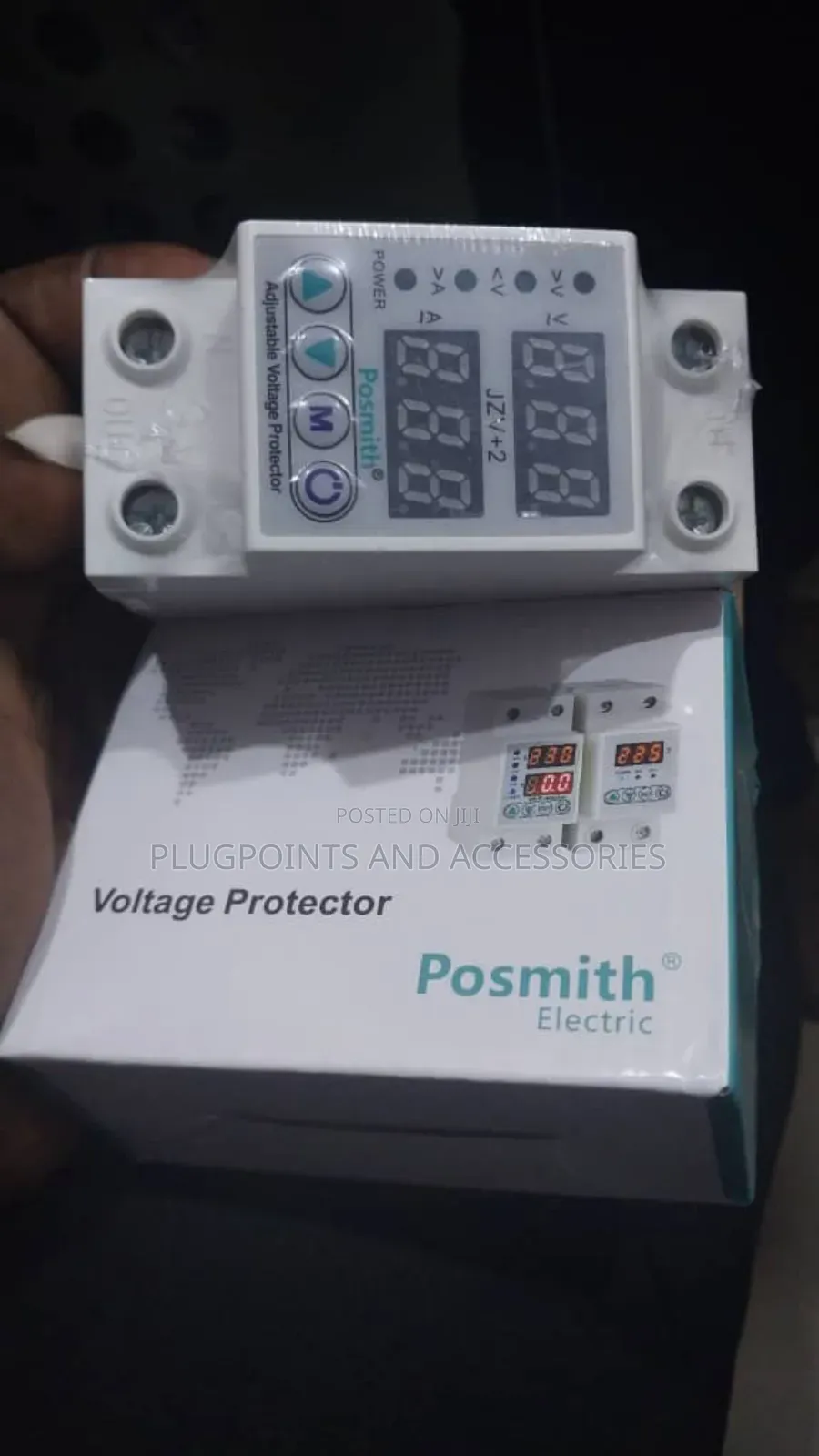 Posmith Circuit Breaker Adjustable Voltage Protector 63A