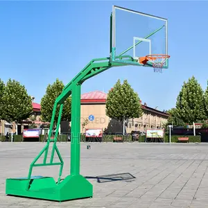 Outdoor Foldable Standard Basketball Hoop Basketball Pole