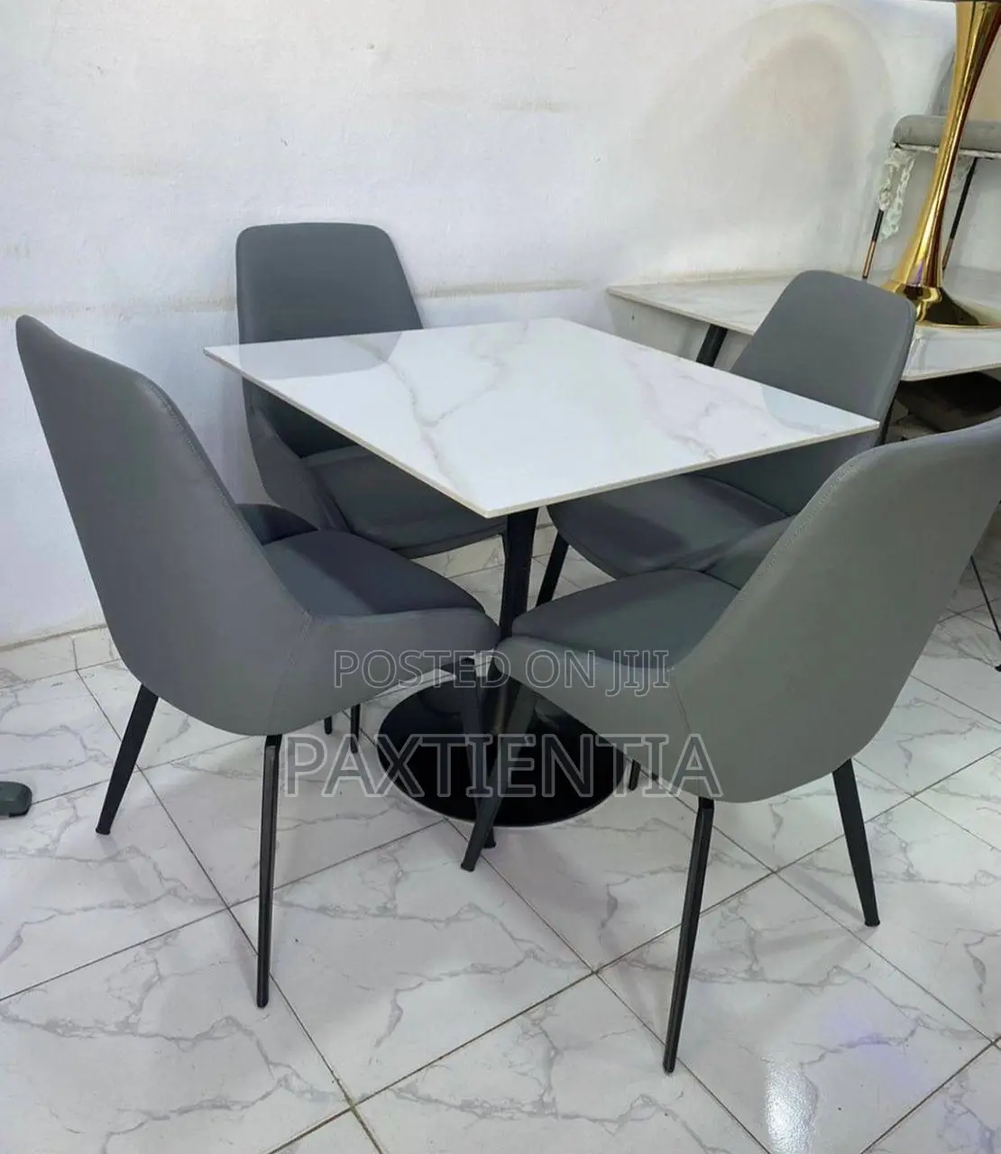 Grey Table and Chair Set