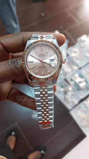 Rolex Datejust Sundust Index Dial Fluted Rose and Steel