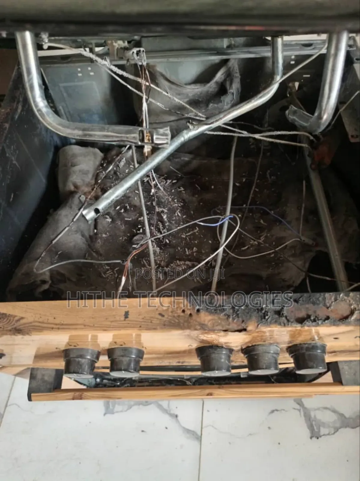 Condemned and Abandoned Gas Cooker