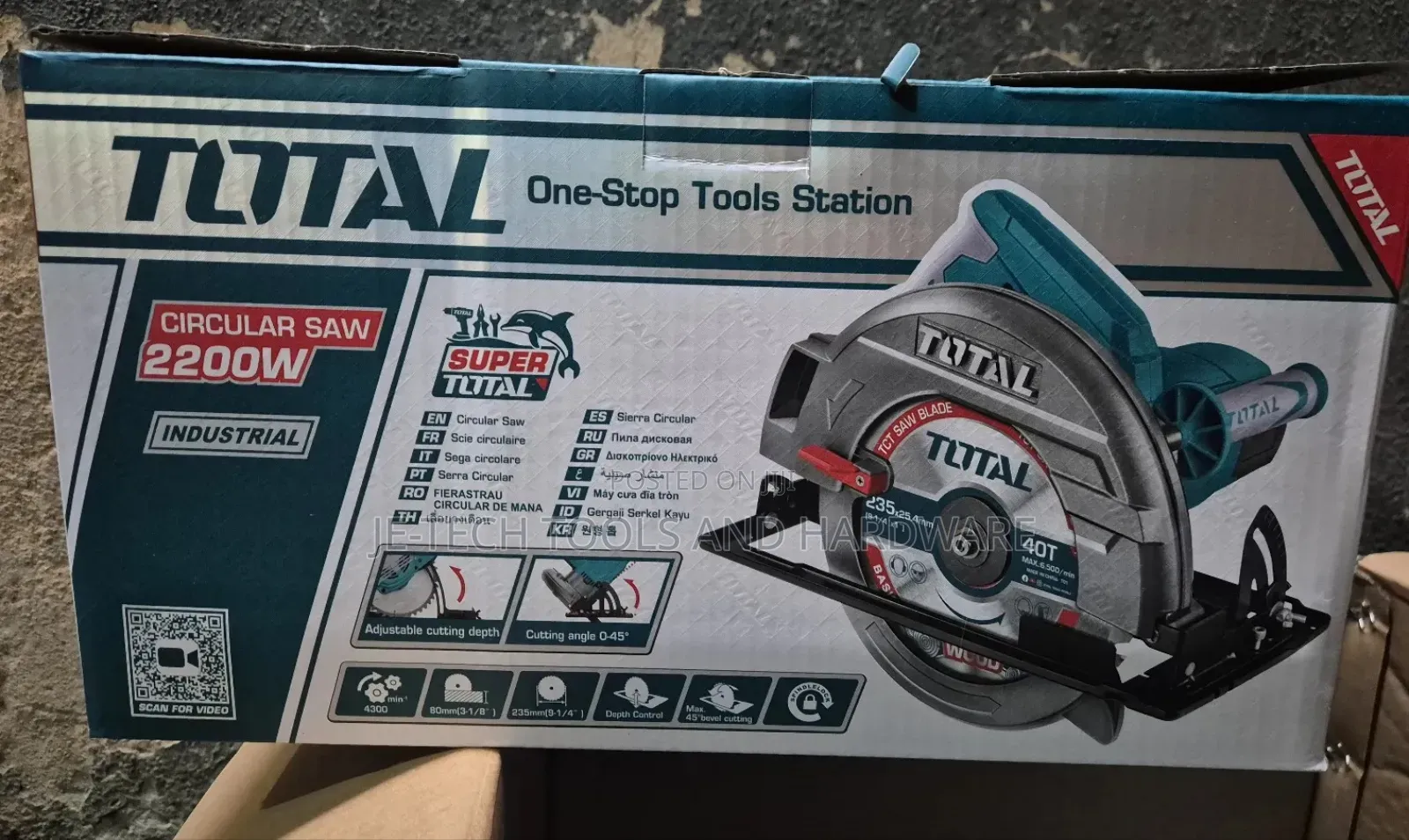 Super Total Circular Saw 2200W