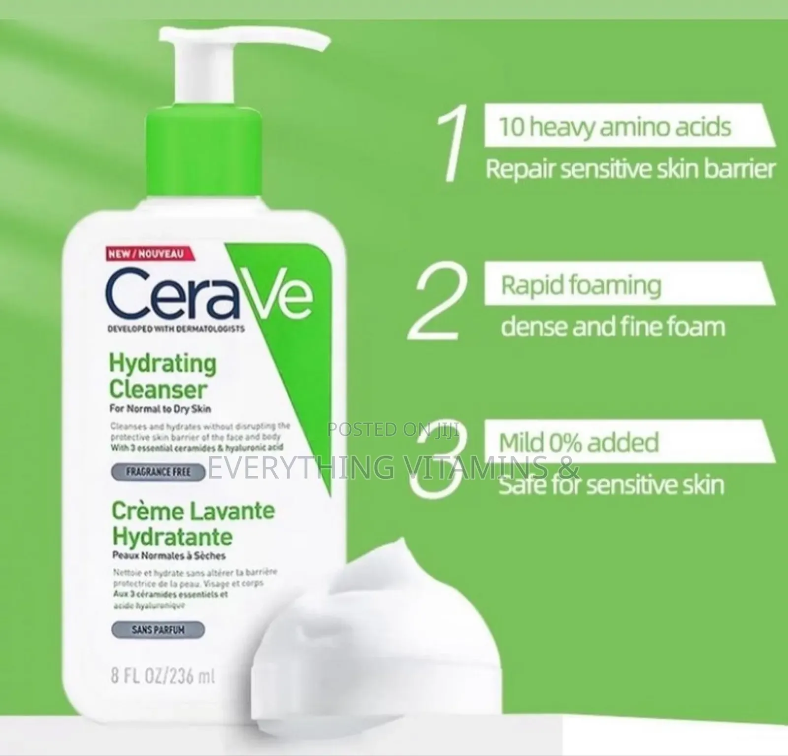 Cerave Cleansers/ Moisturizing Lotion