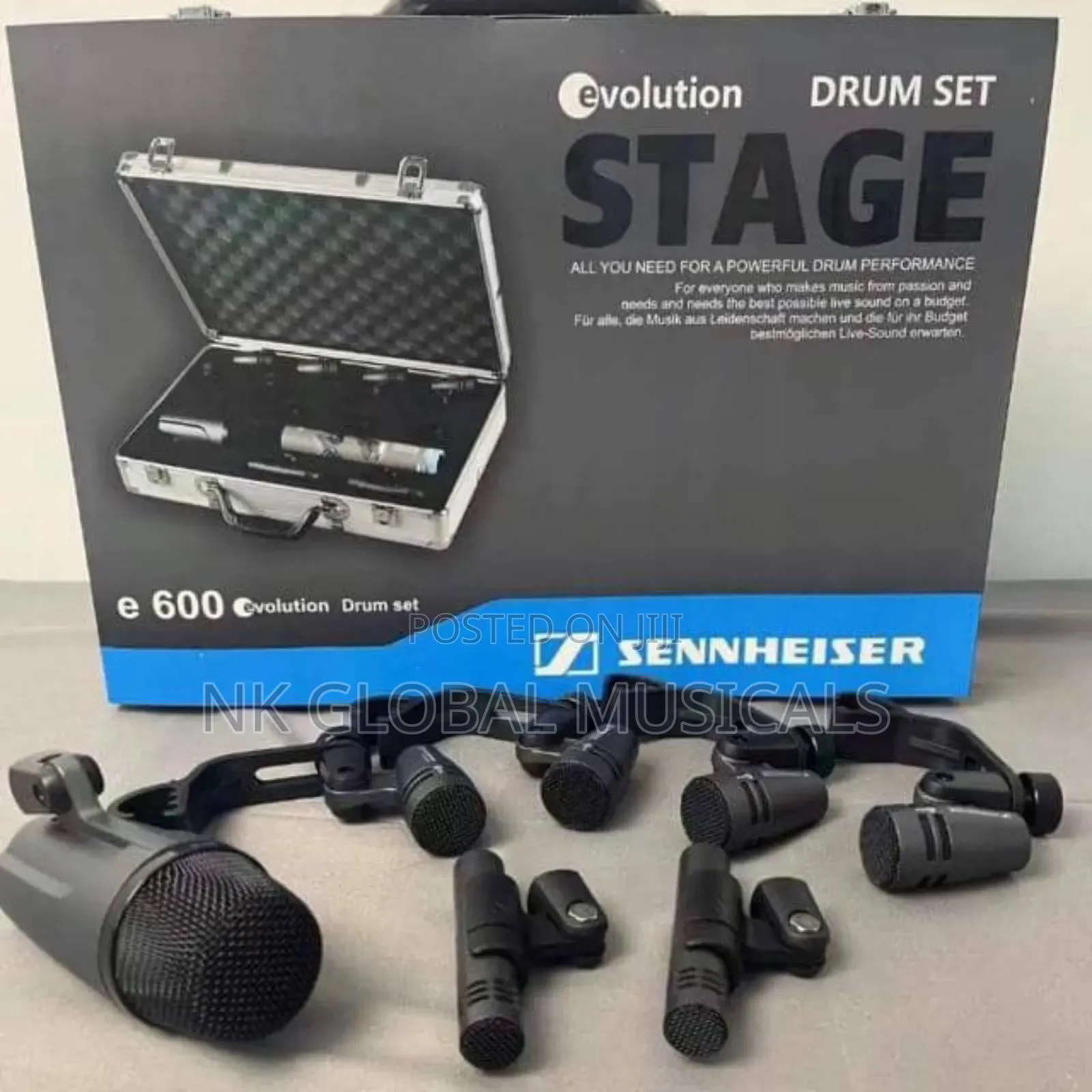 Seinhenser Evolution Drum Set Stage E600