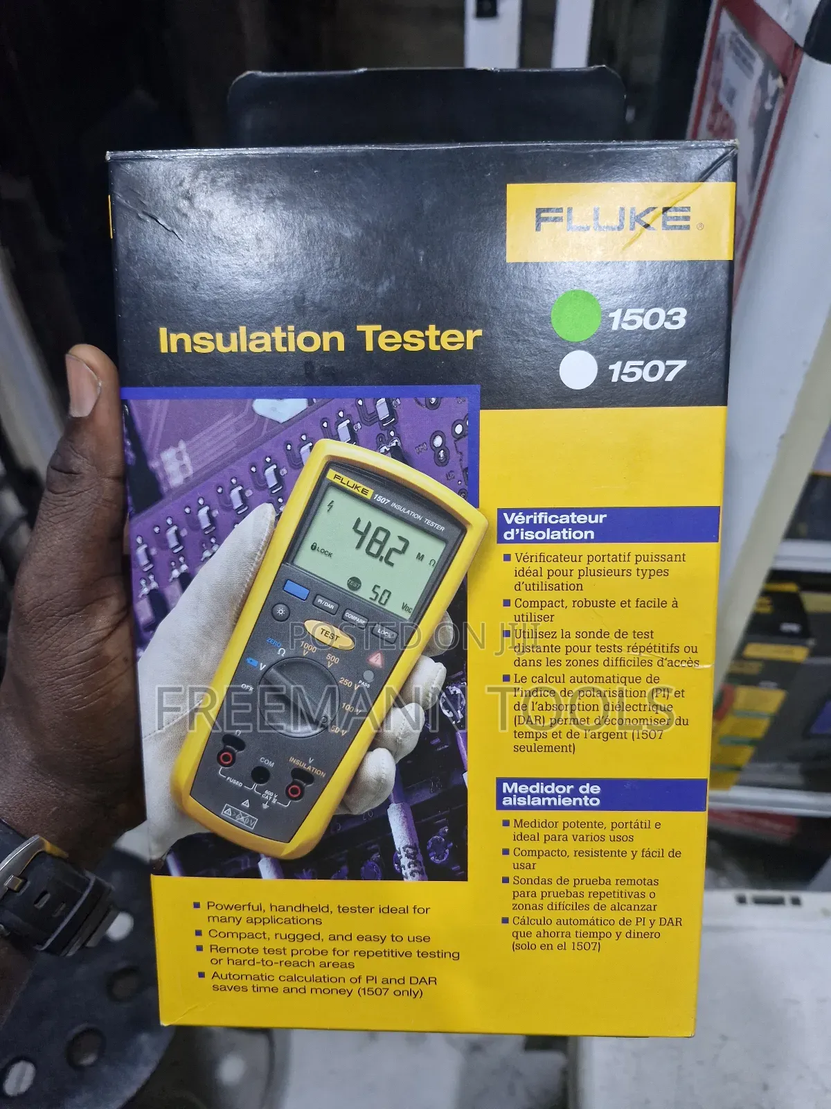 Fluke 1503 Insulation Tester