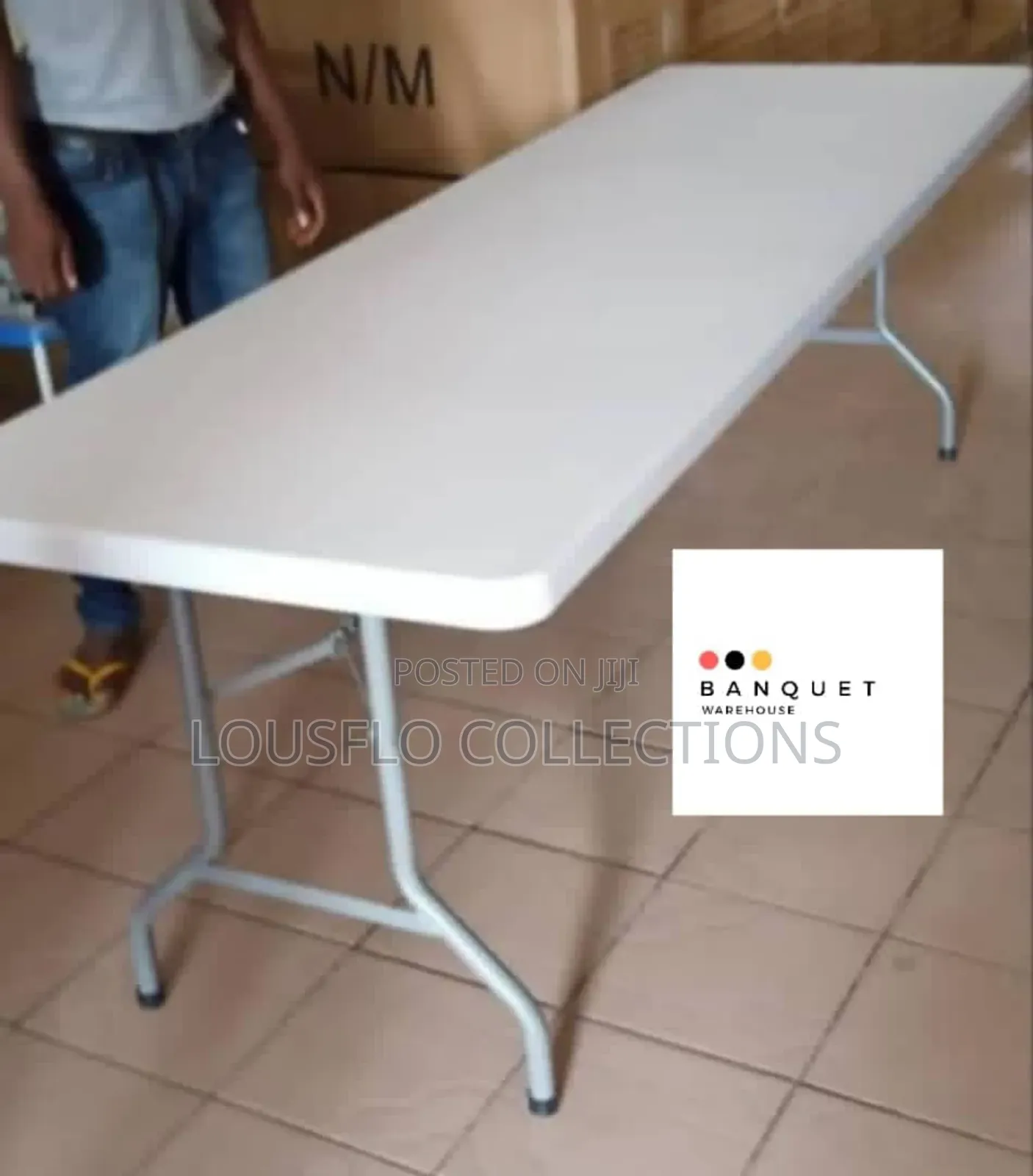 Quality Foldable 6ft Event Table for 10 Chairs