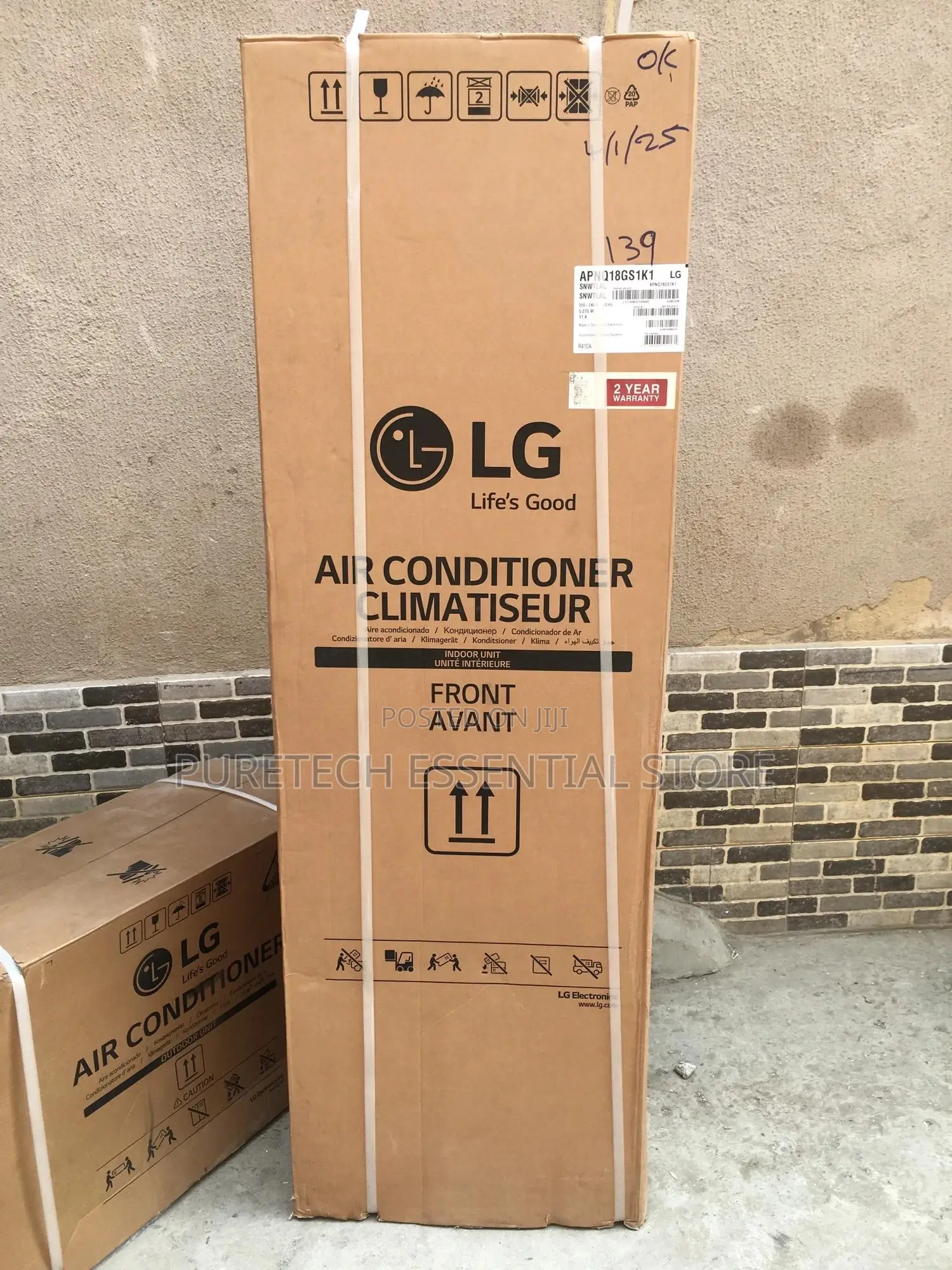 Original Lg 2tons Floor Standing Smart Inverter Ac