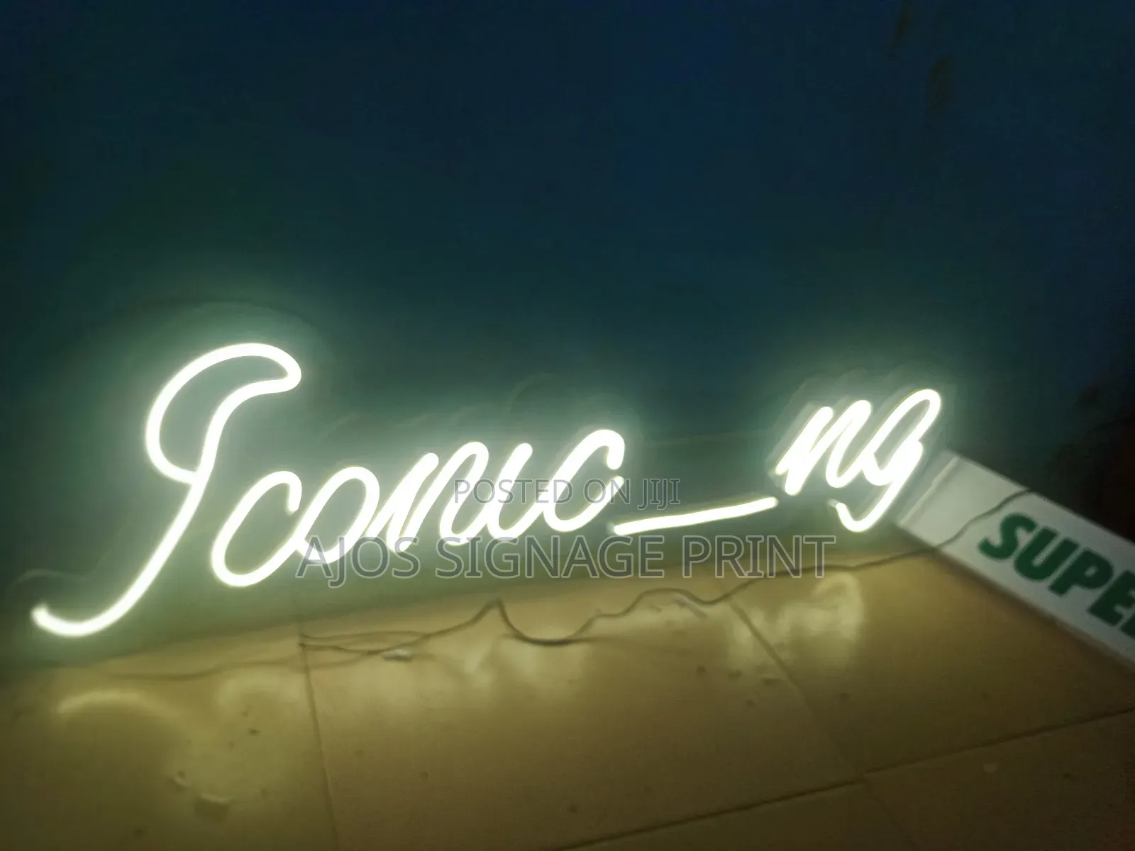 Neon Signage (Indoors)