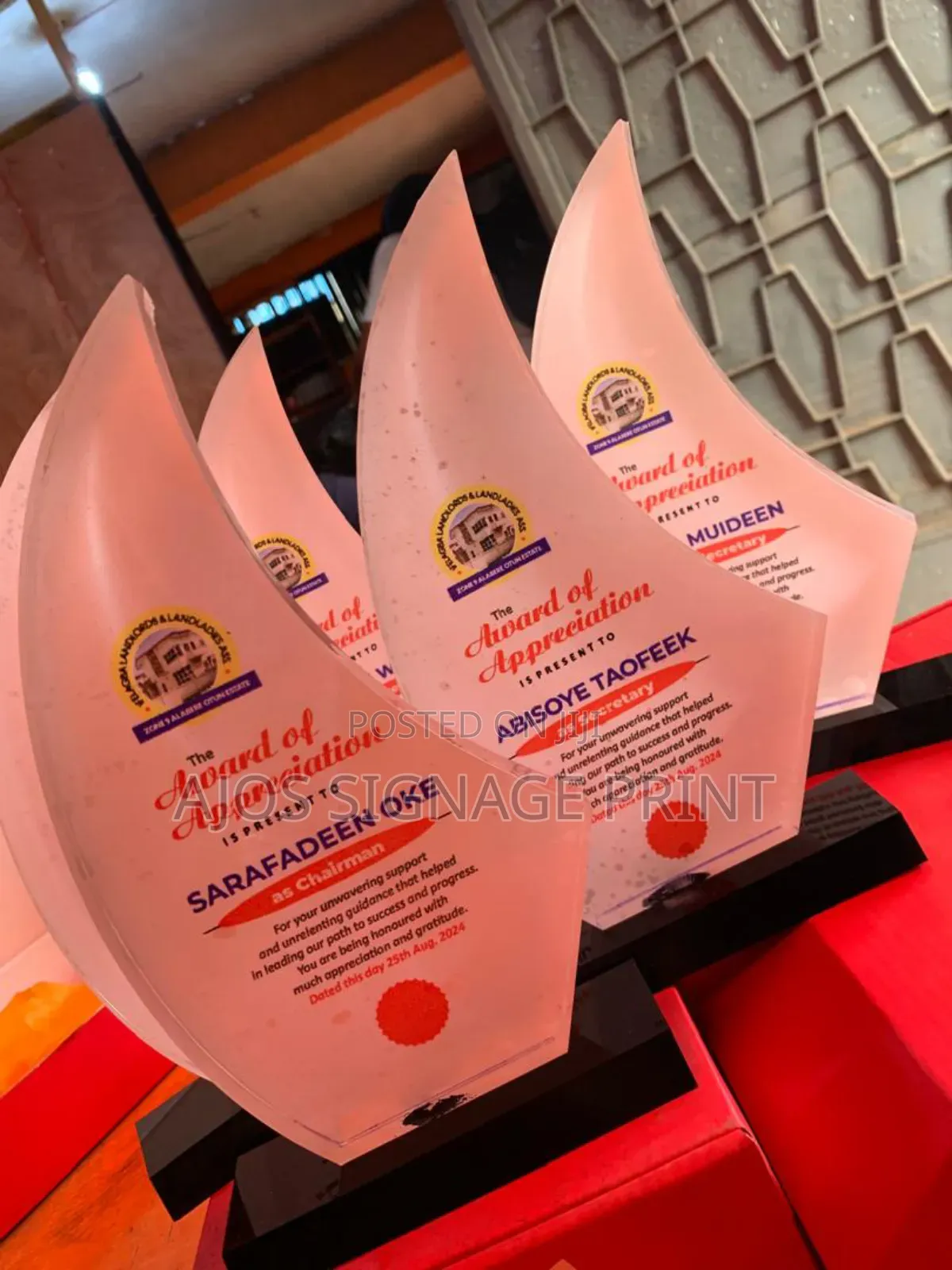 Acrlyic Award