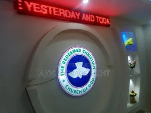 3d Logo With Display Led Light
