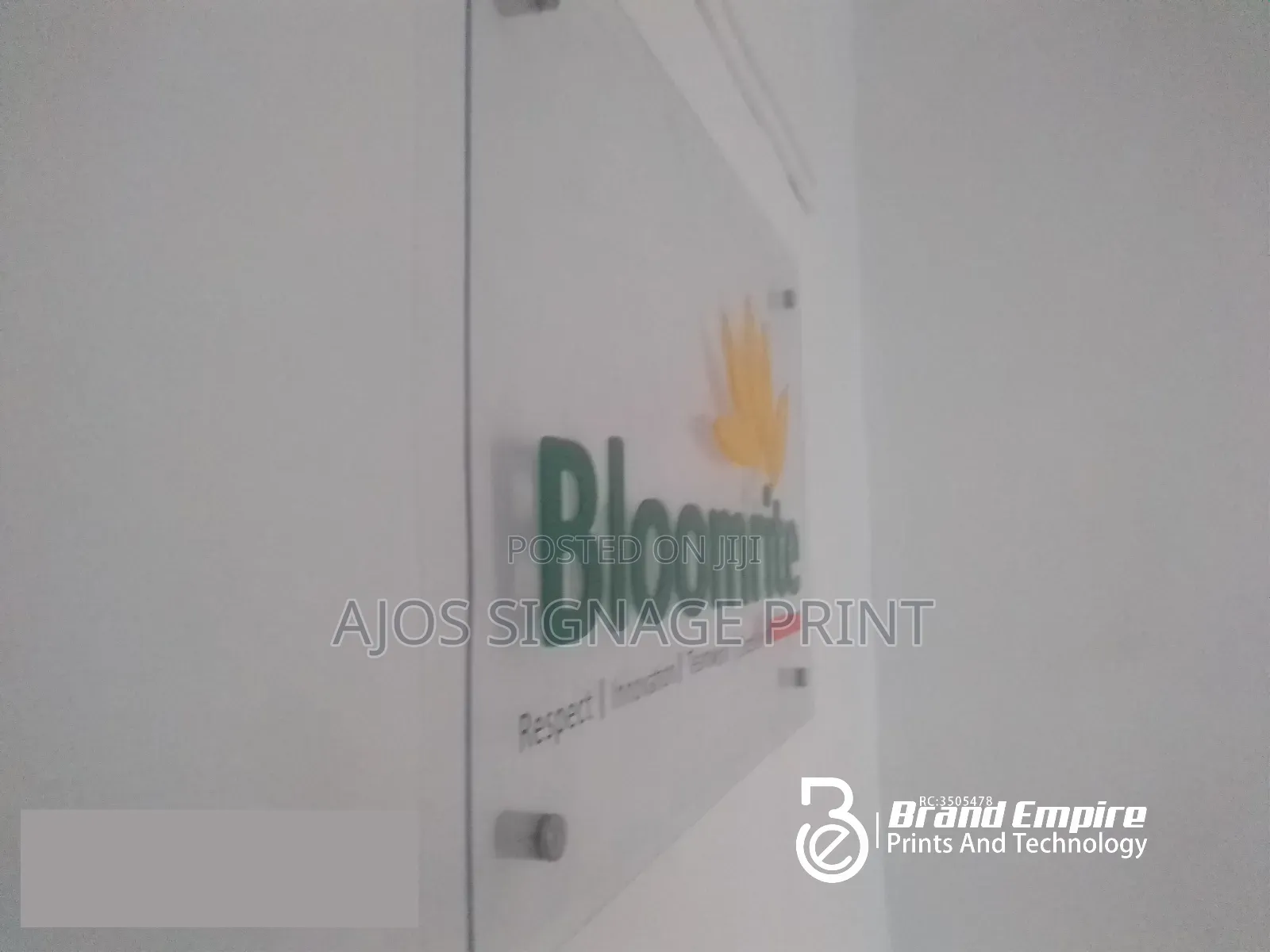 Floating Wall Signage
