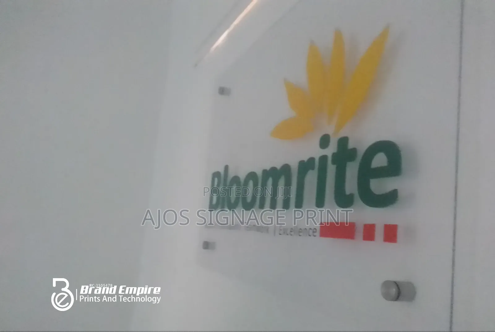 Floating Wall Signage