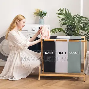 Fiona Magic 3 Partition Laundry Bag Laundry Basket