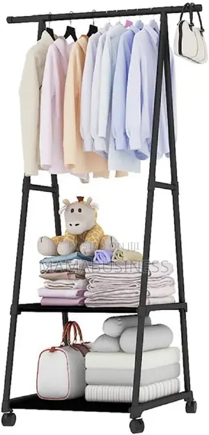 Triangle Cloth Rack (Black)