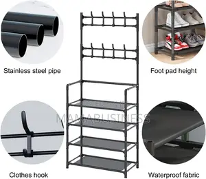 Shoe/Coat Rack (4 Layer, 60cm)
