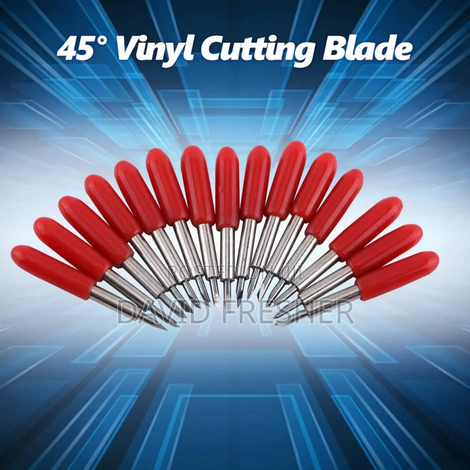 Red 45° Plotter Cutting Blade (3pcs)