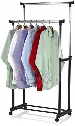 Extendable Double Pole Cloth Hanger