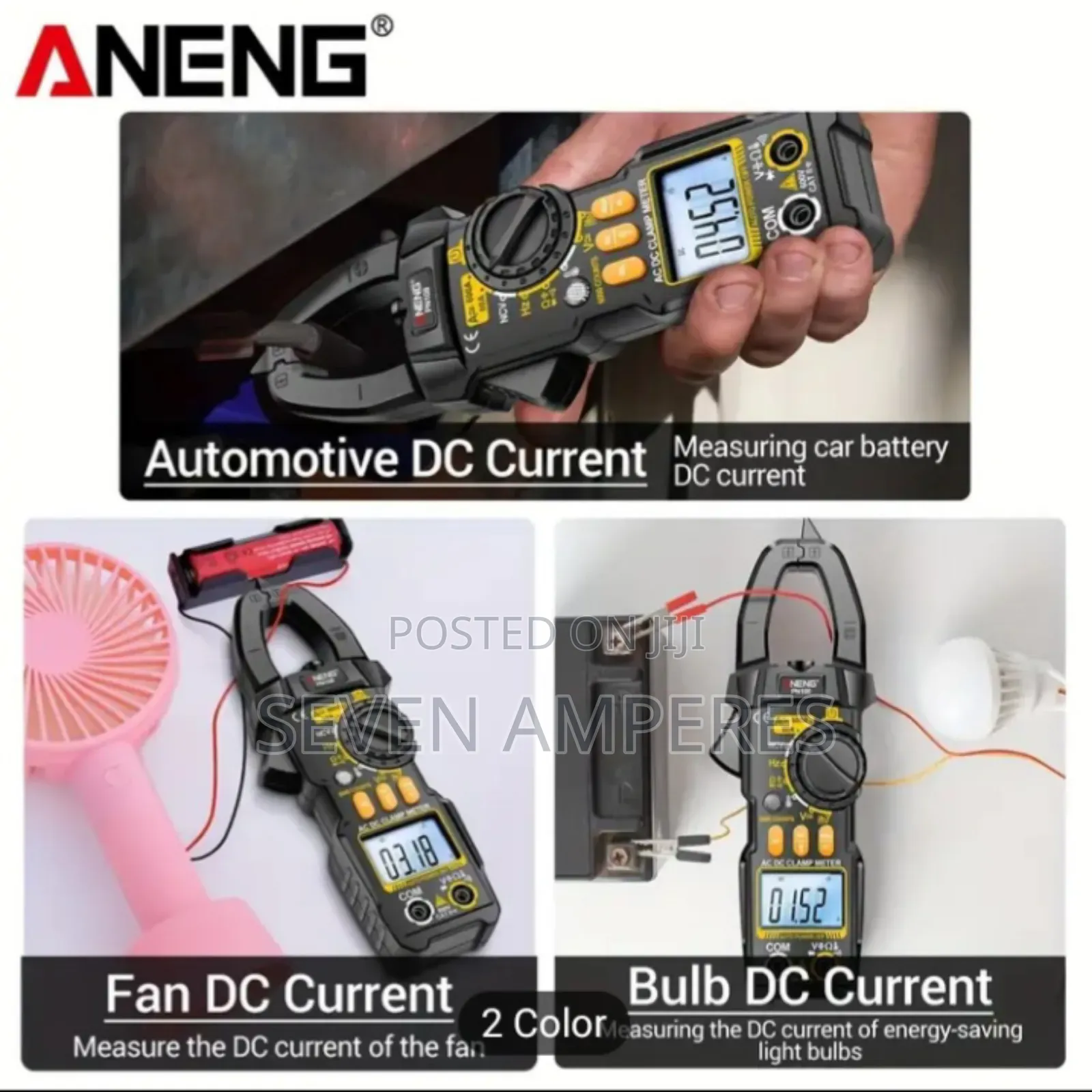 Aneng Pn 108 Ac/Dc Digital Clamp Multimeter