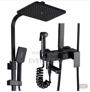 Black Square Standing Shower Mixer Available
