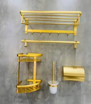 Complete Gold Bathroom Accessories