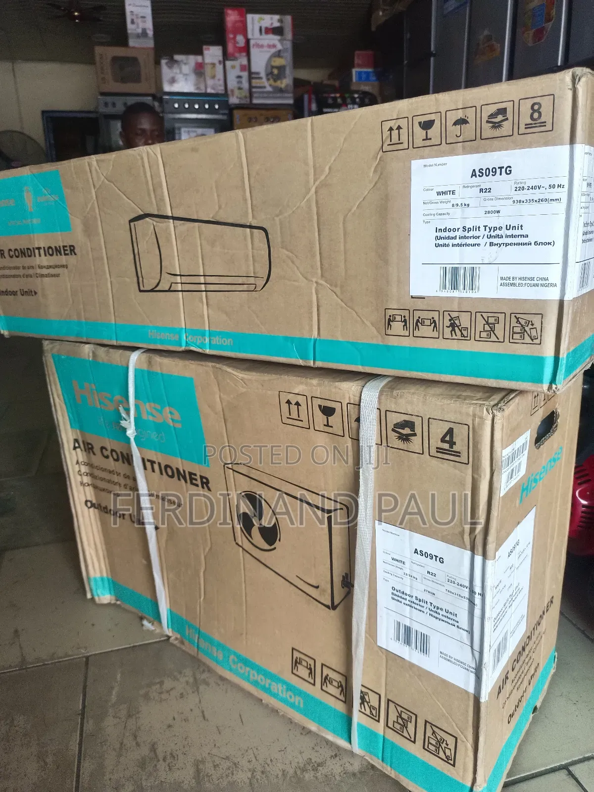 Hisense Air Conditioner 1hp