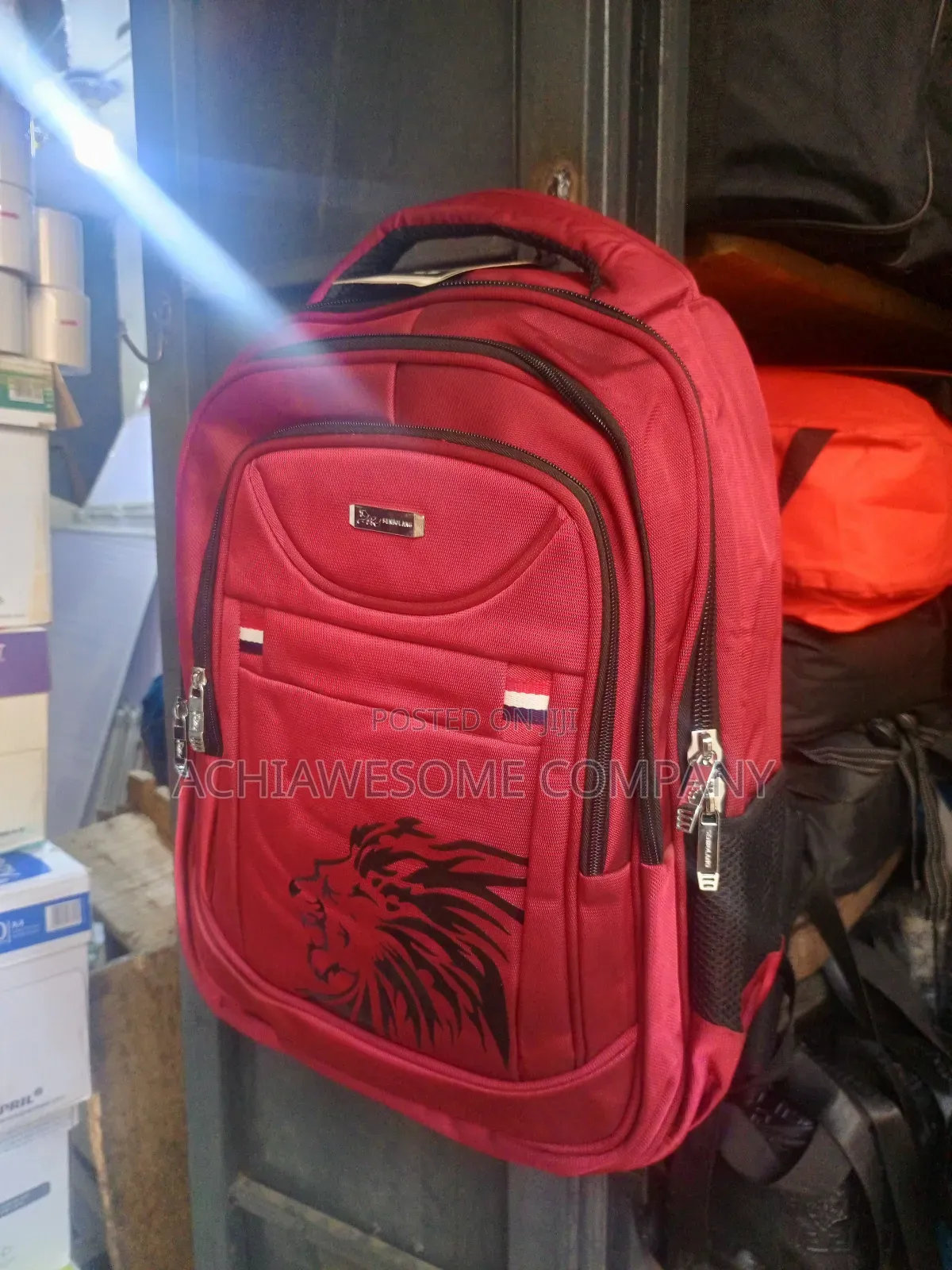 Tiger Head Backpack