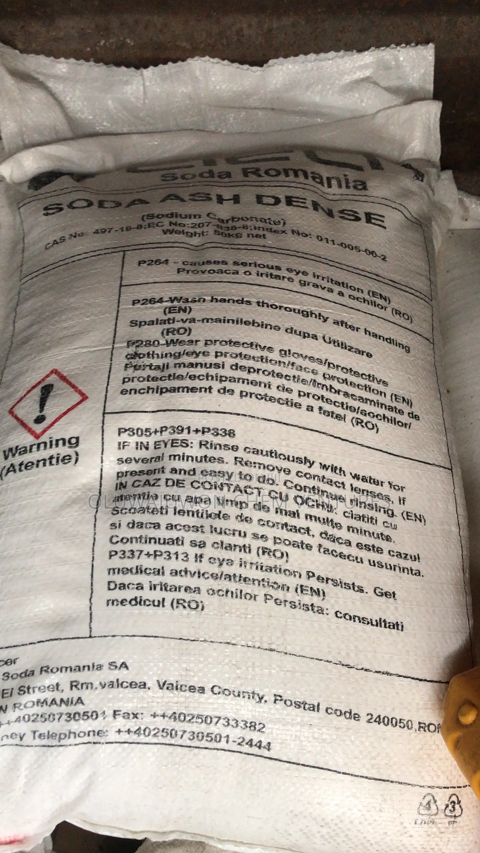 Soda Ash Dense And Soda Ash Light