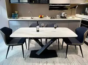 4 Seater Dinning Set. (X Shaped Legs)