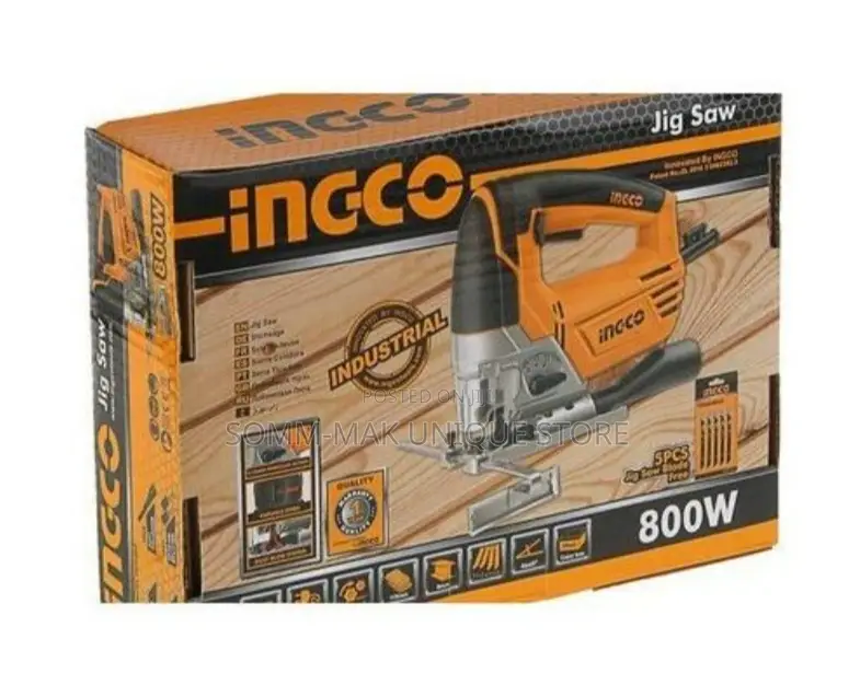 Ingco Jig Saw Machine 800W With PKT Blade