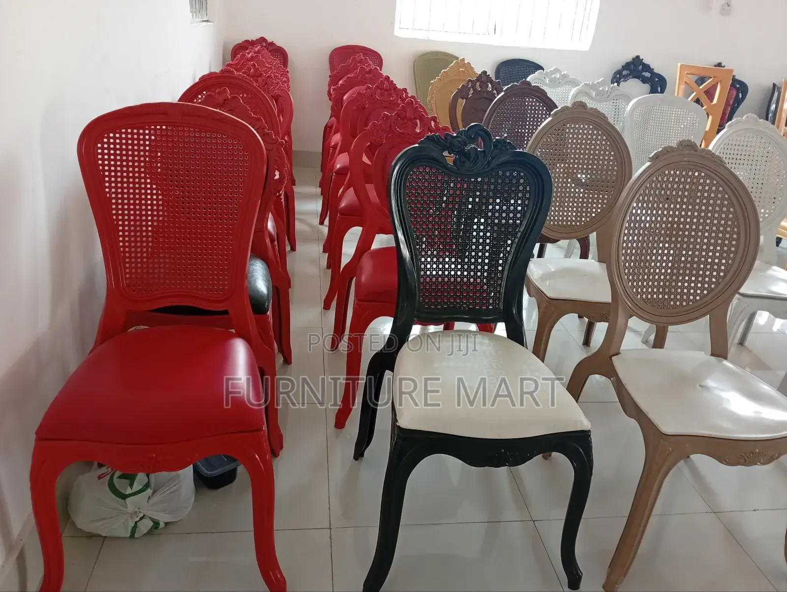 Exotic Plastic Chivalry Chairs