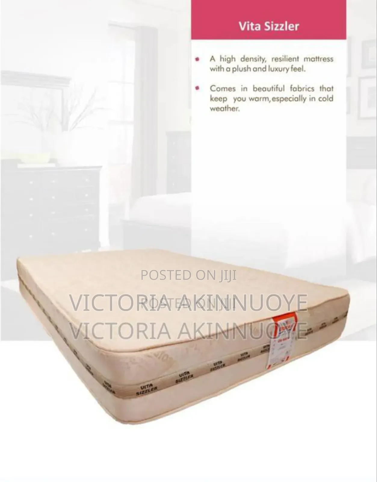 Vitafoam Sizzler Mattress 6by5by8