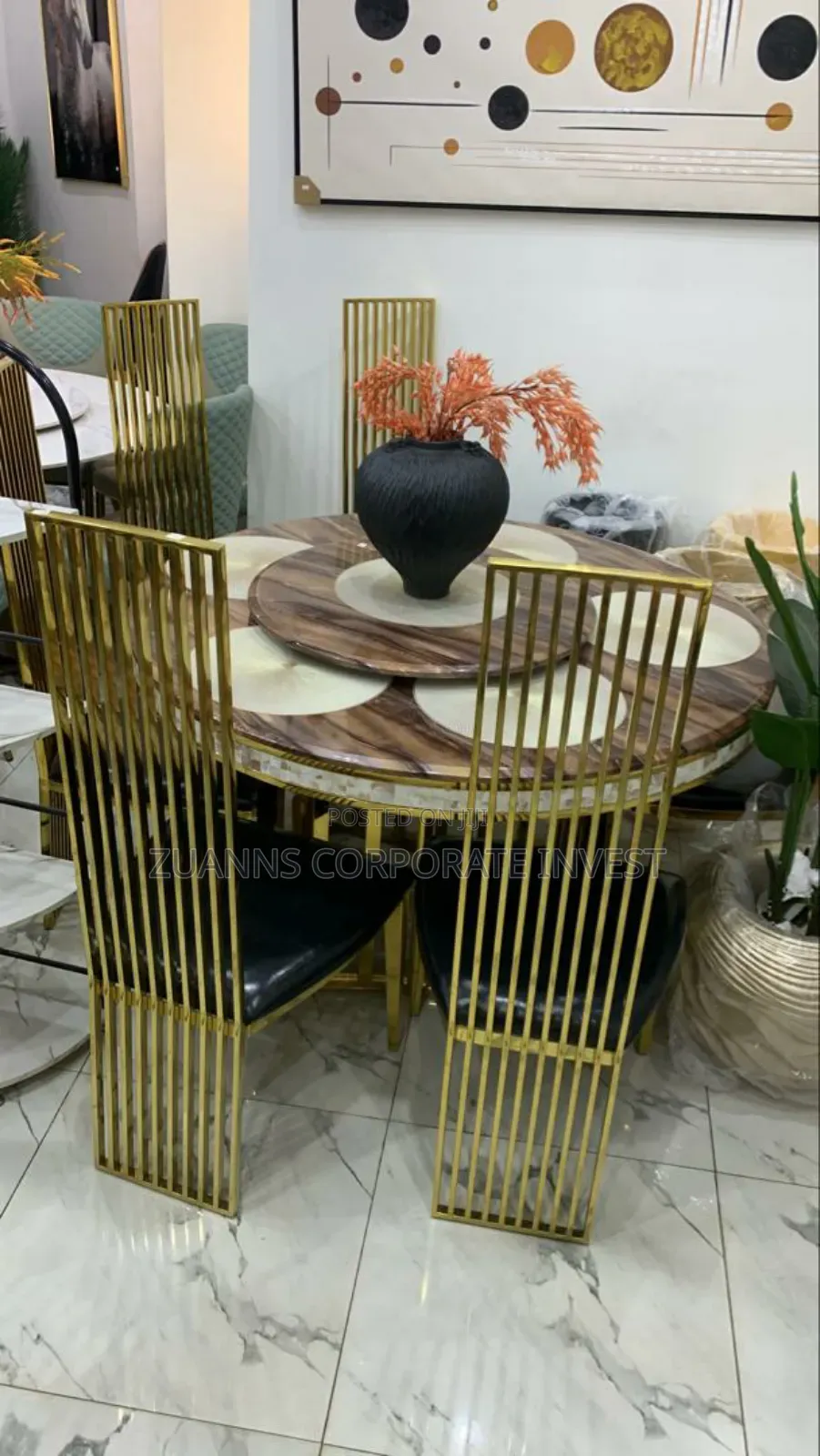 Marble Dinning Set