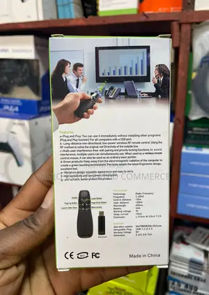 2.4G Laser Presenter/Ponter for Projector (Up to 30m) Range