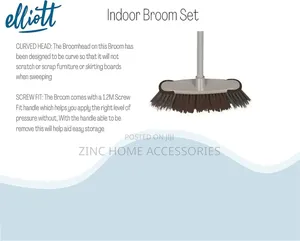 Elliot Indoor Broom With Soft Fibres