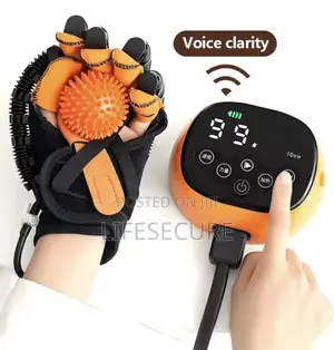 Stroke Rehabilitation Glove (Hand Heating, Voice, Timer, Intensity)