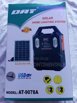 Solar Home Lighting System(Rechargeable)
