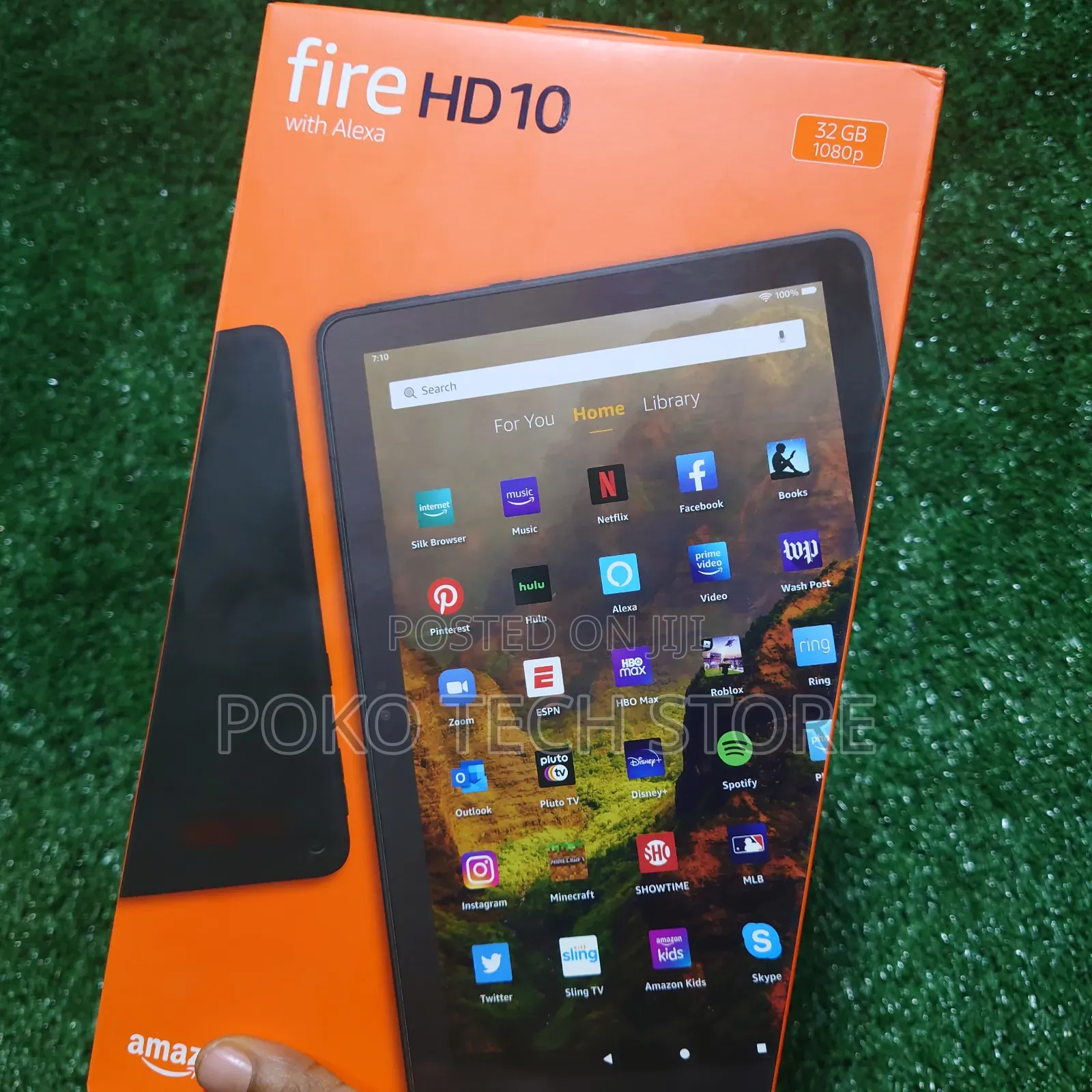 New Amazon Fire HD 10 32 GB Black