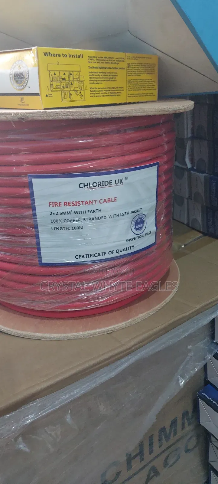 2.5mm Fire Resistance Cable 100% Copper